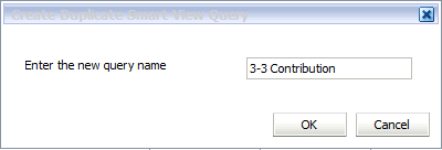 Enter the name for the new query.