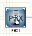 This image is a screen capture of the PBX iocn.