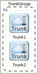 This image is a screen capture of two Trunk icons grouped.