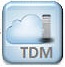This image is a screen capture of the TDM icon.