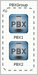 This image is a screen capture of two PBX icons grouped.