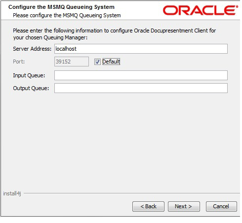 Image represents configuring MSMQ queueing system.
