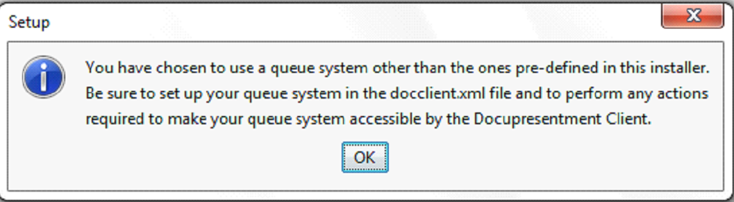 Image represents setup dialog.
