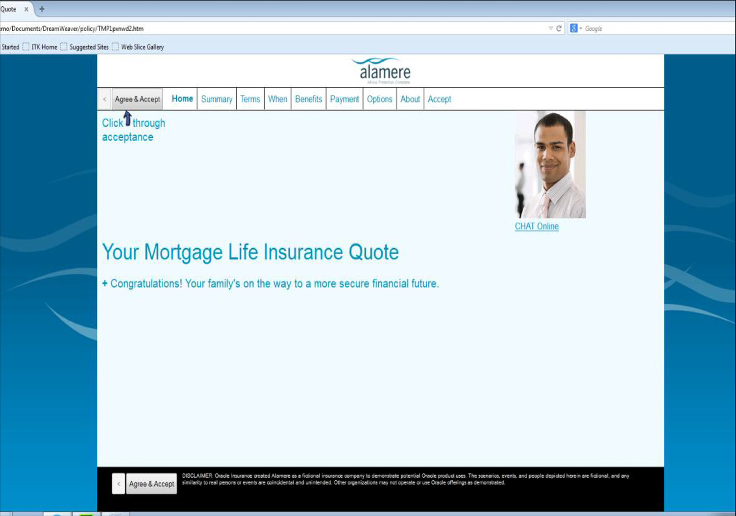 Image represents output for testing.