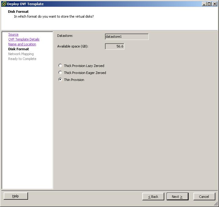 This screenshot shows the Disk Format window.