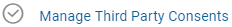 Manage Third Party Consents