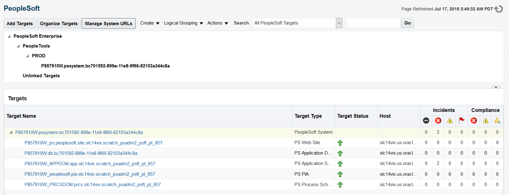 Manage System URLs