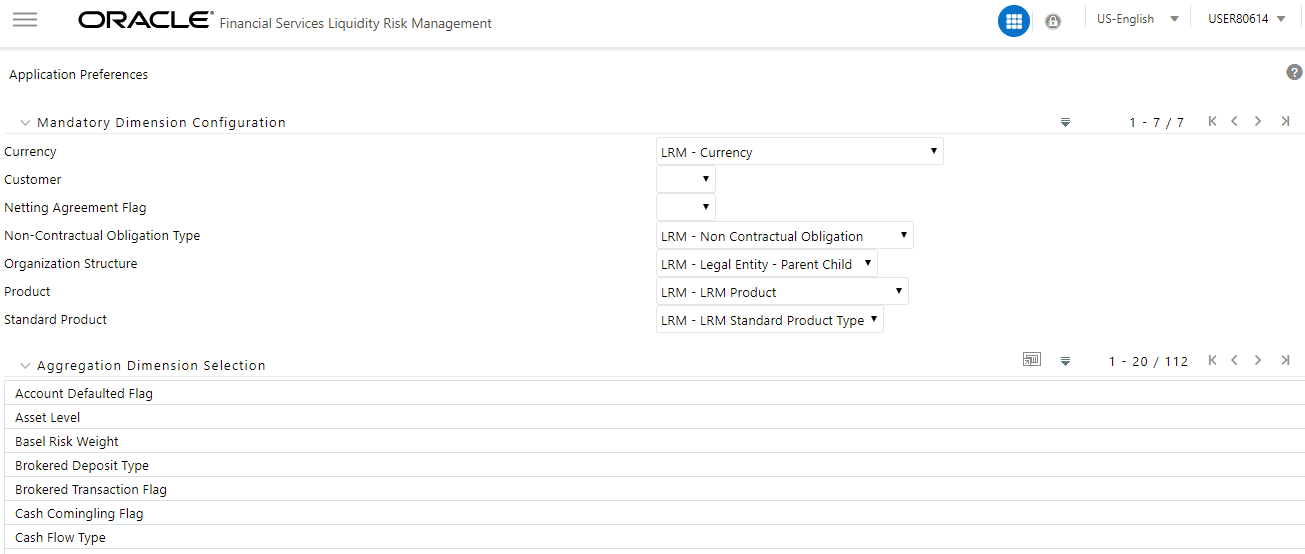 Description of the Application Preferences page follows This illustration shows the Application Preferences page, where you can set the configurations.