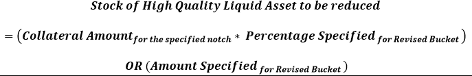 Formula for new stock of HQLA assignment 