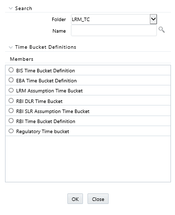 Description of the Run definition - Time Bucket Definition window follows This illustration shows the Run Definition - Time Bucket Definition window. Description of the Run definition - Time Bucket Definition window follows This illustration shows the Run Definition - Time Bucket Definition window.
