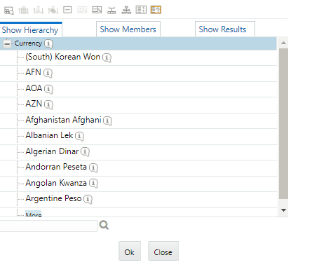 Description of the Run Definition - Hierarchy browser follows This illustration shows the Run Definition - Hierarchy browser. You can select the hierarchy using this window. Description of the Run Definition - Hierarchy browser follows This illustration shows the Run Definition - Hierarchy browser. You can select the hierarchy using this window.