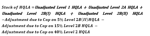 This illustration shows the formula to calculate the SHQLA.