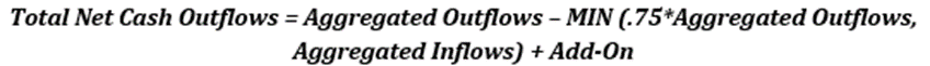 Title: Total Net Cash Outflows - Description: This formula computes the Total Net Cash Outflows.