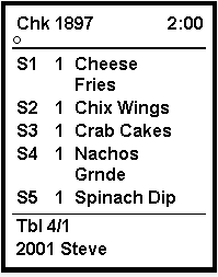 This figure shows an illustration of the chit with seat layout.