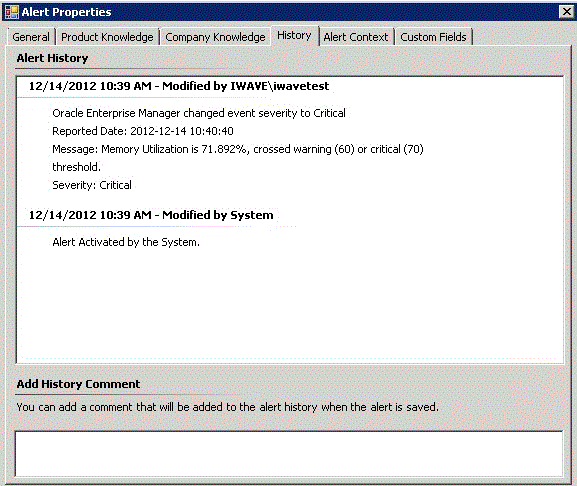 同期機能が無効になっている履歴ログ(デフォルト値)