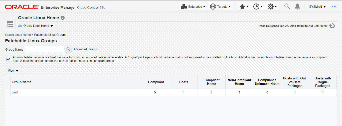 パッチ適用可能なLinuxグループ パッチ適用可能なLinuxグループ