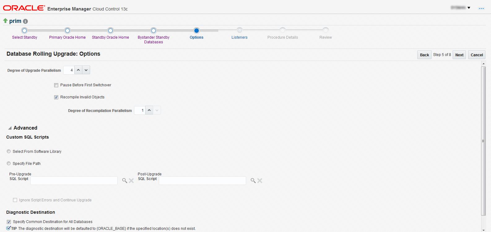 スタンバイOracleホーム スタンバイOracleホーム