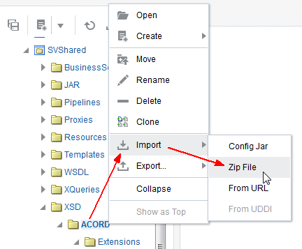 Image represents importing ZIP file.
