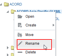 Image represents rename option