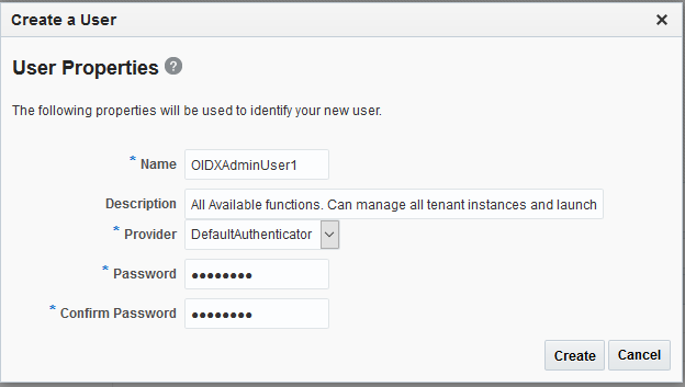 Image represents user properties