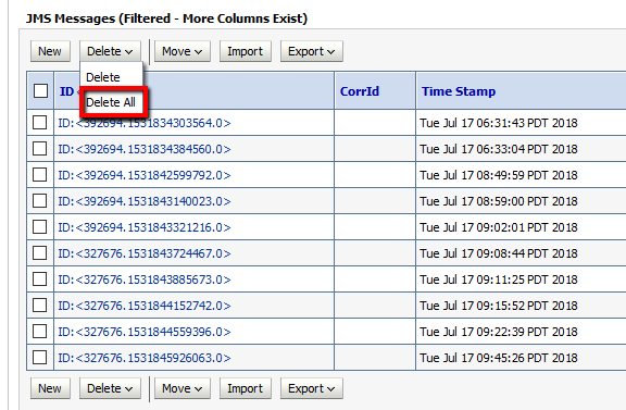 Image represents delete options.