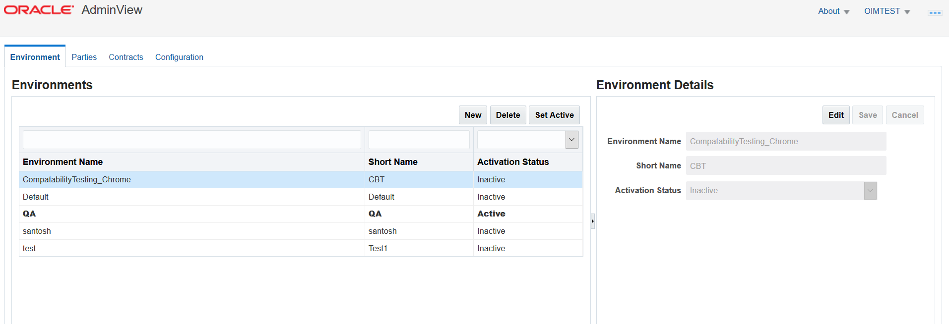 Image represents AdminView home page.