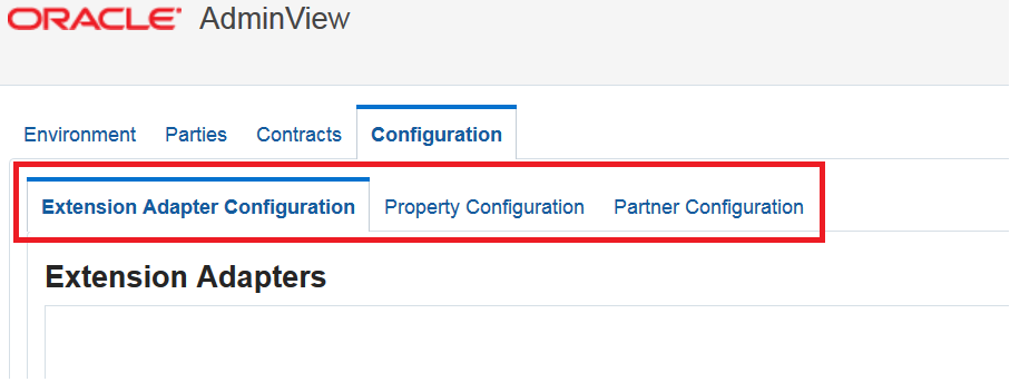 Image represents configuration tab.