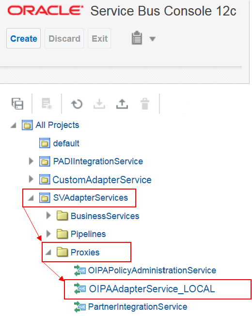 Image represents path for proxy type.
