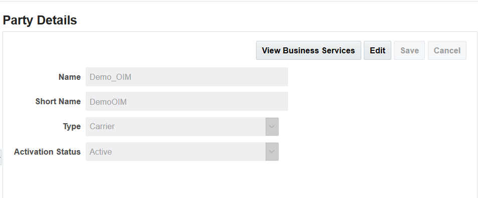 Image represents party details section.