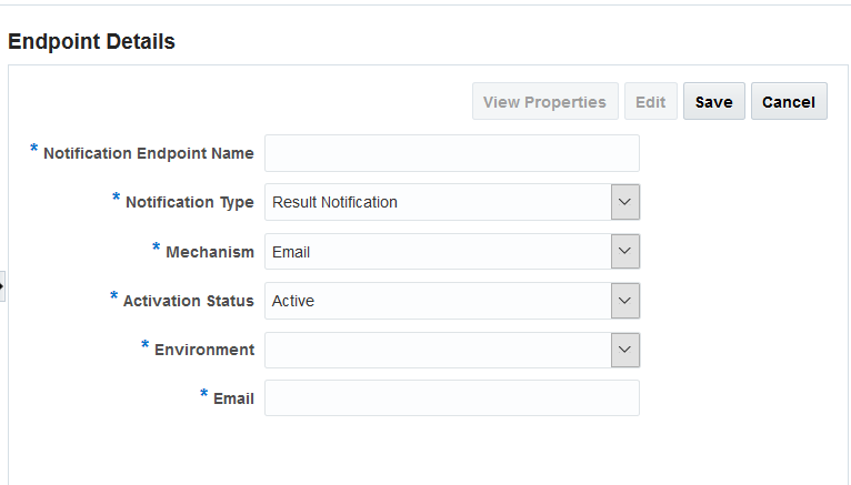 Image represents results after selecting email mechanism.
