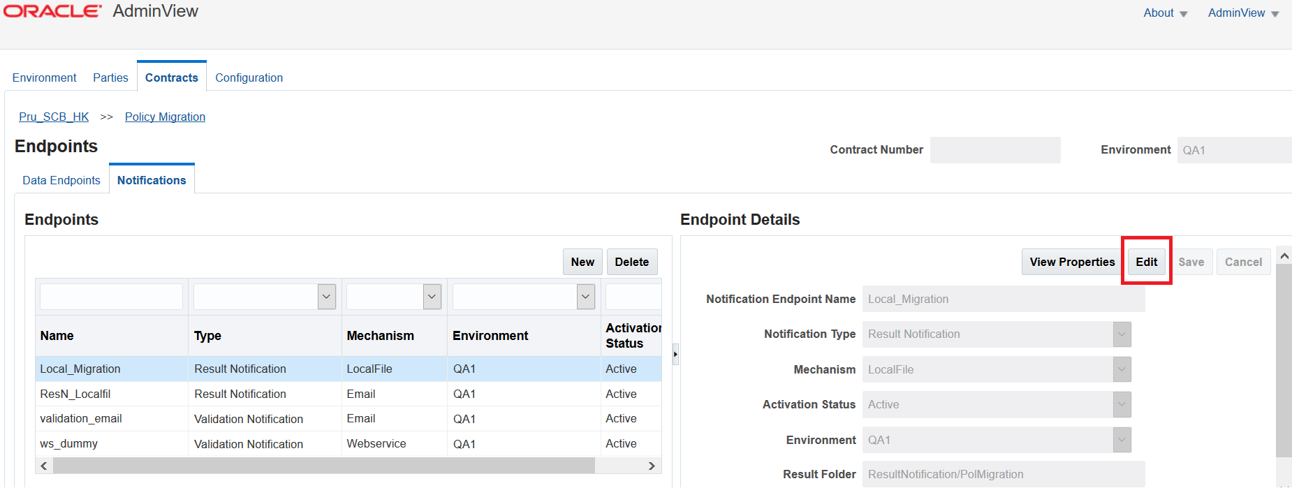 Image represents editing notification endpoint.