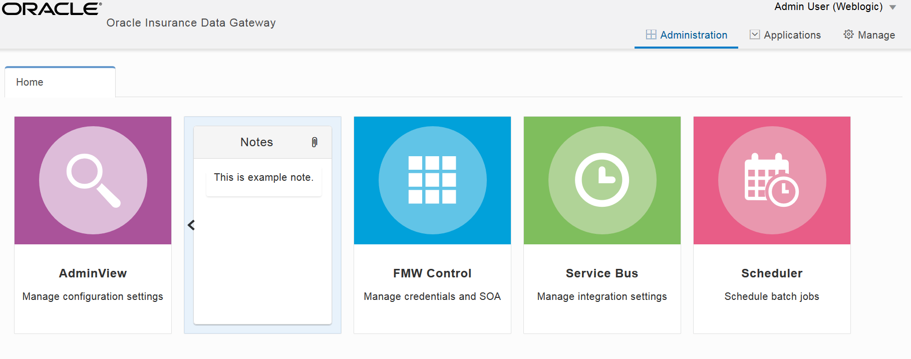 Image represents notes after clicking the note icon.