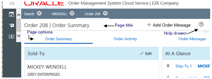 illustrates page title and position of all options for the page