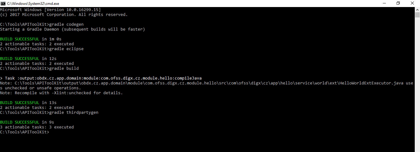 Extensibility API Toolkit