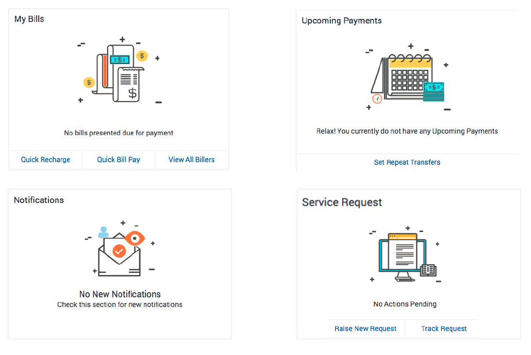 Placeholder Cards / Widgets