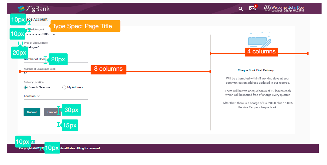Placeholder Cards / Widgets