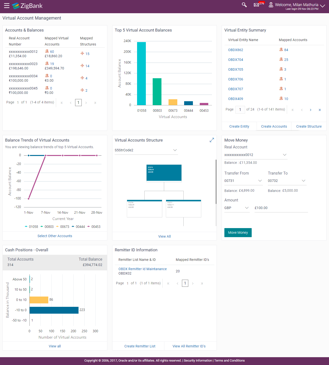 Virtual Account Management - Overview