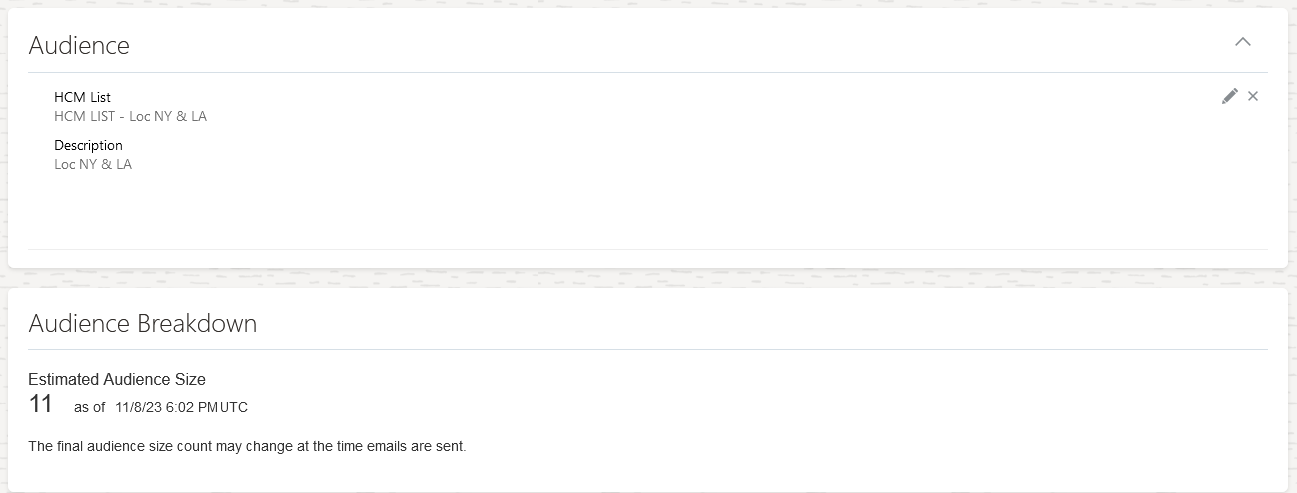 「対象者ブレークダウン」を含む「対象者」タブ