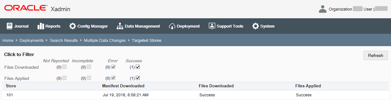 Detail by Store page