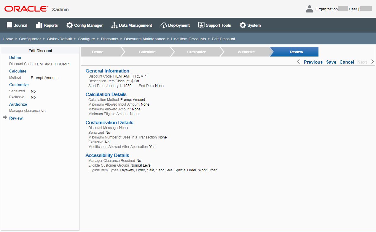 Discount Options Review