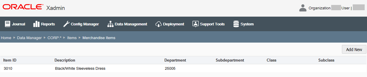 Merchandise Item with Attached Item