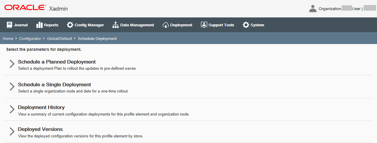 Deployment Global Scope Example