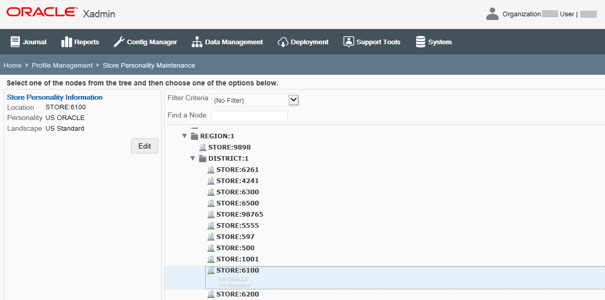 Store Personality - Personality Landscape Assigned