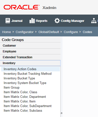 Code Groups List