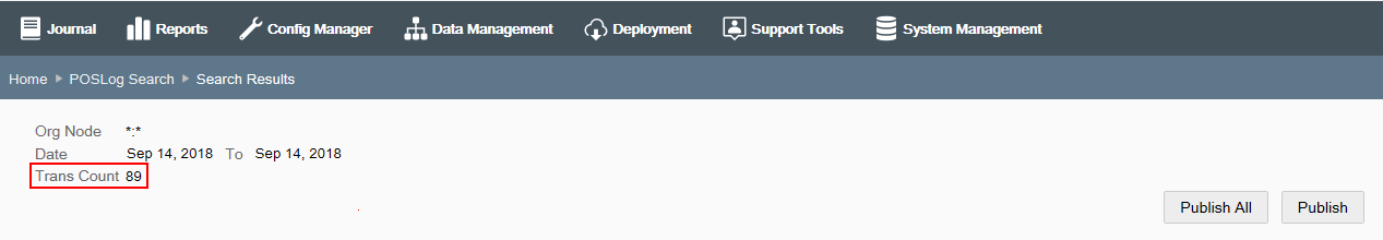 Example 1 Trans Count < 100, Search Results < 5000