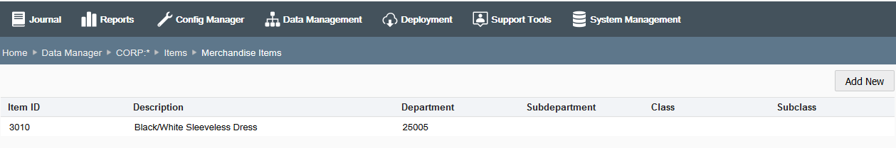 Merchandise Item with Attached Item