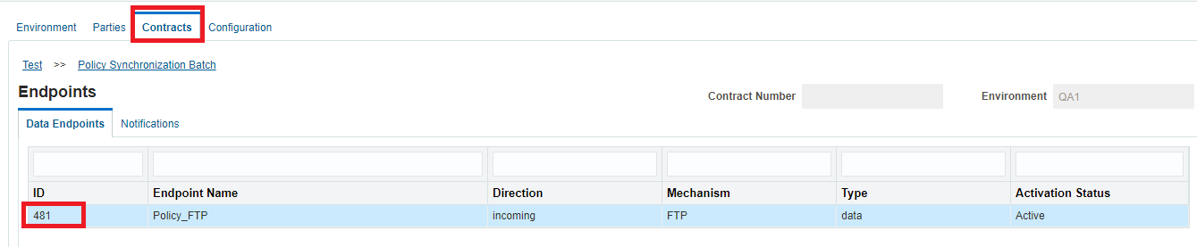 Image represents AdminView Application Data Endpoints Section