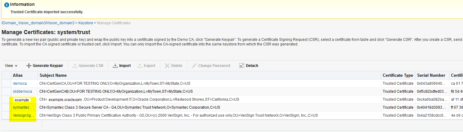 Image represents Import Certificates.