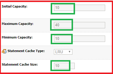 Image represents Connection Pool Capacity updates.