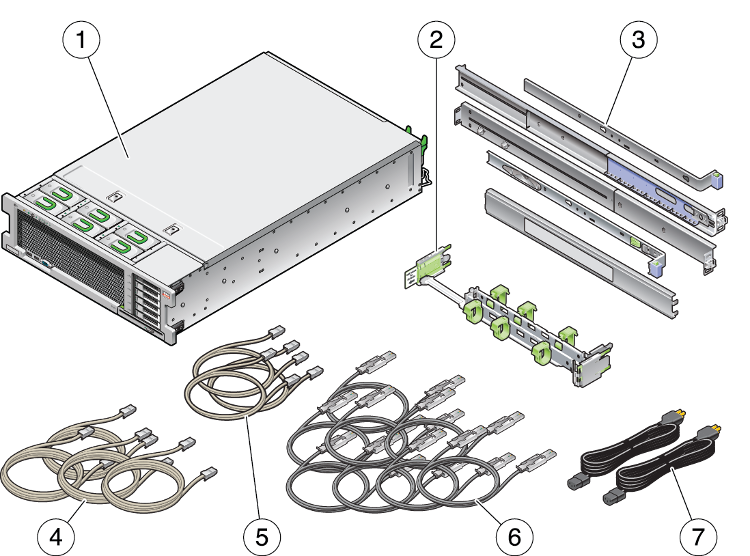 image:The image shows the shipping items.